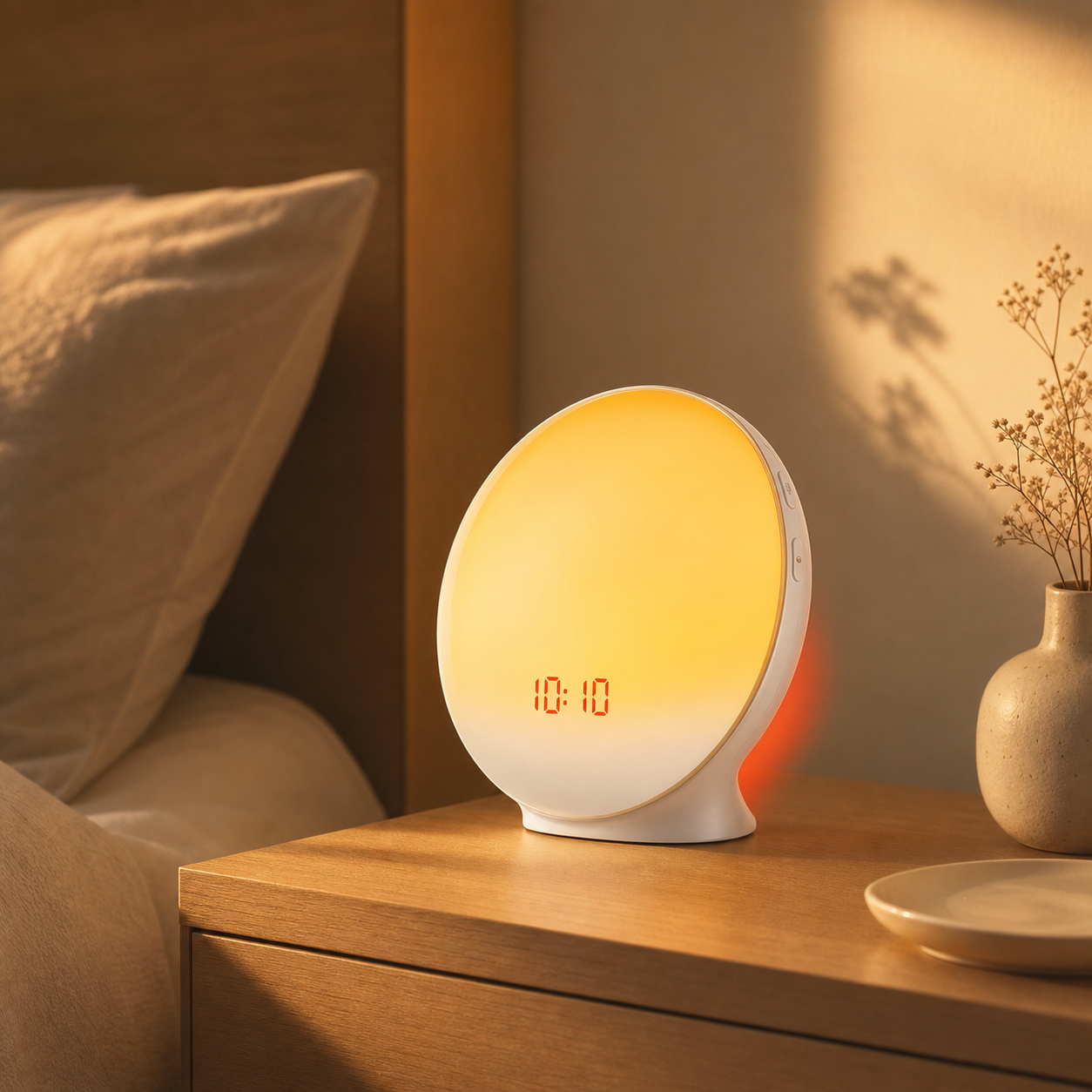 Daybreak — Sunrise Alarm Clock & Night Light - lit