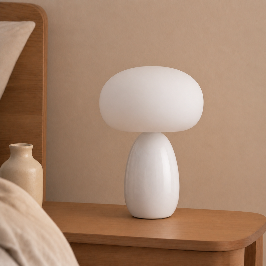 Mushroom Frost Table Lamp