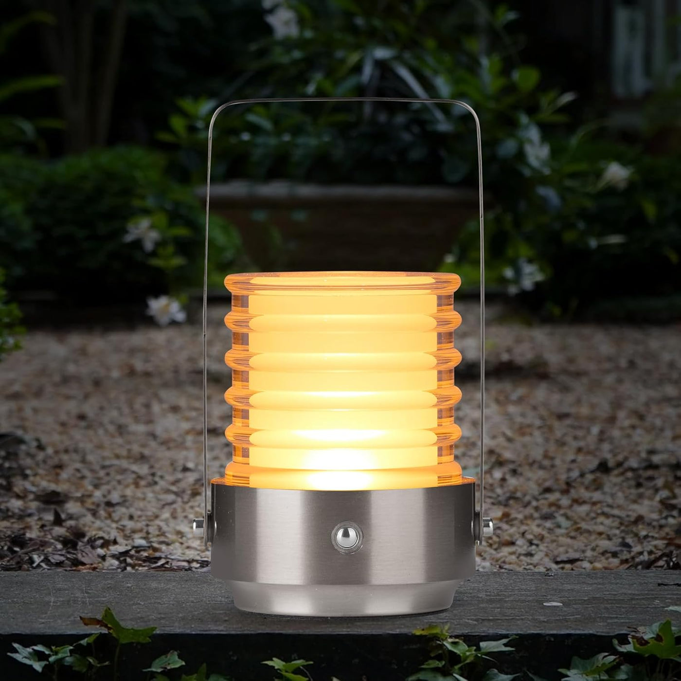 Cordless Portable LED Table Lamp， Rechargeable Battery Operated Desk Lamp with Touch Sensor, Three-Level Dimmable Suitable for Bars/Cafes/Restaurants/Bedrooms/Camping Sites. (Silver)