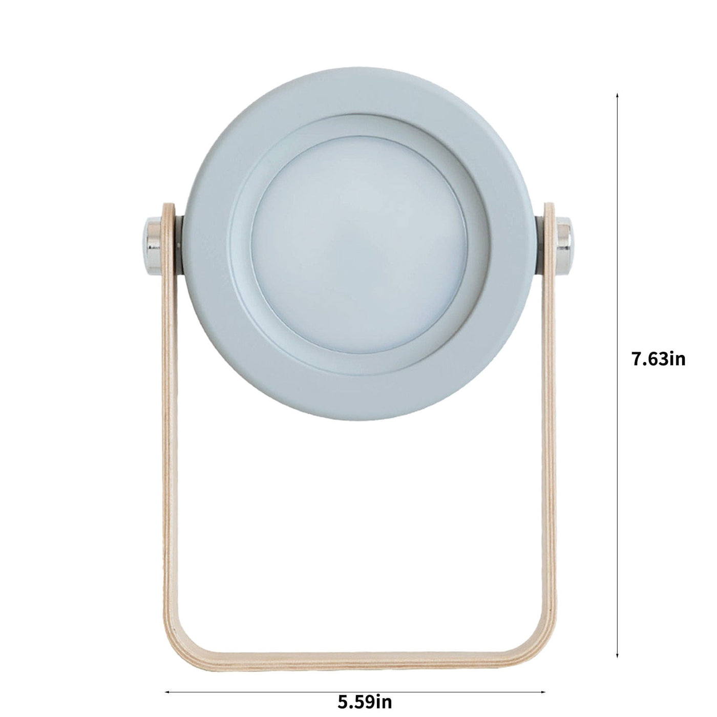 4-In-1 Foldable LED Table Lamp, USB Rechargeable, Portable Lantern Light with Adjustable Brightness, Multipurpose Outdoor Camping LED Lantern and Flashlight. Gray