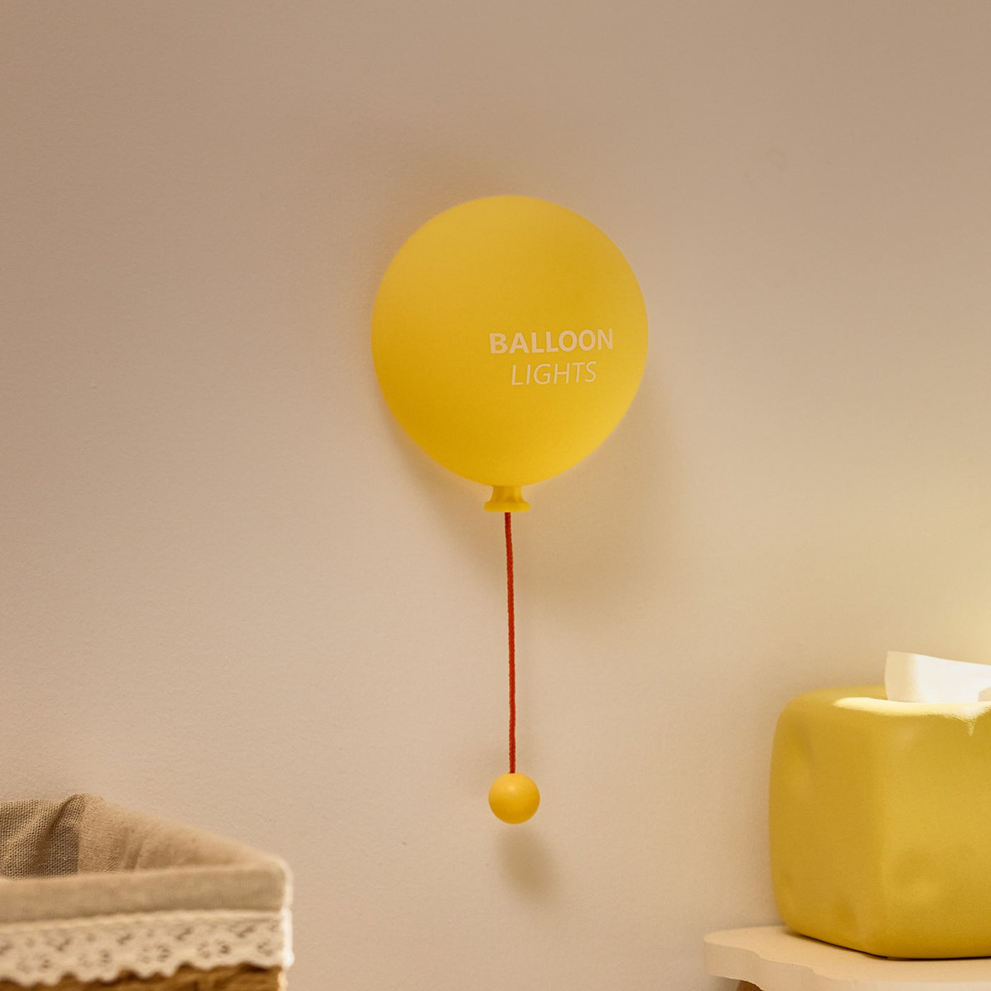 Float balloon silicone night light - room ambiance