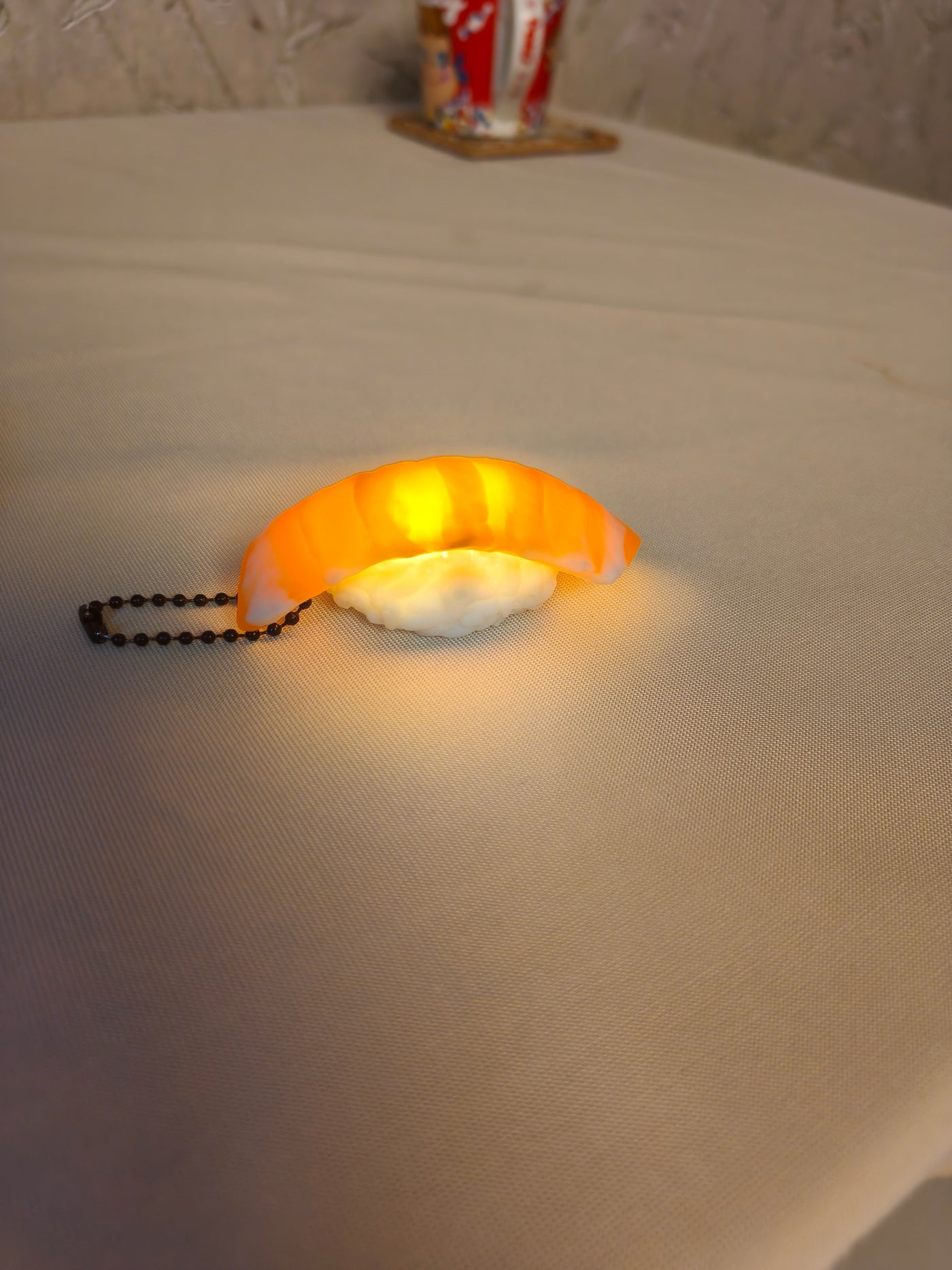 Maki Shrimp sushi night light — silicone glow lamp