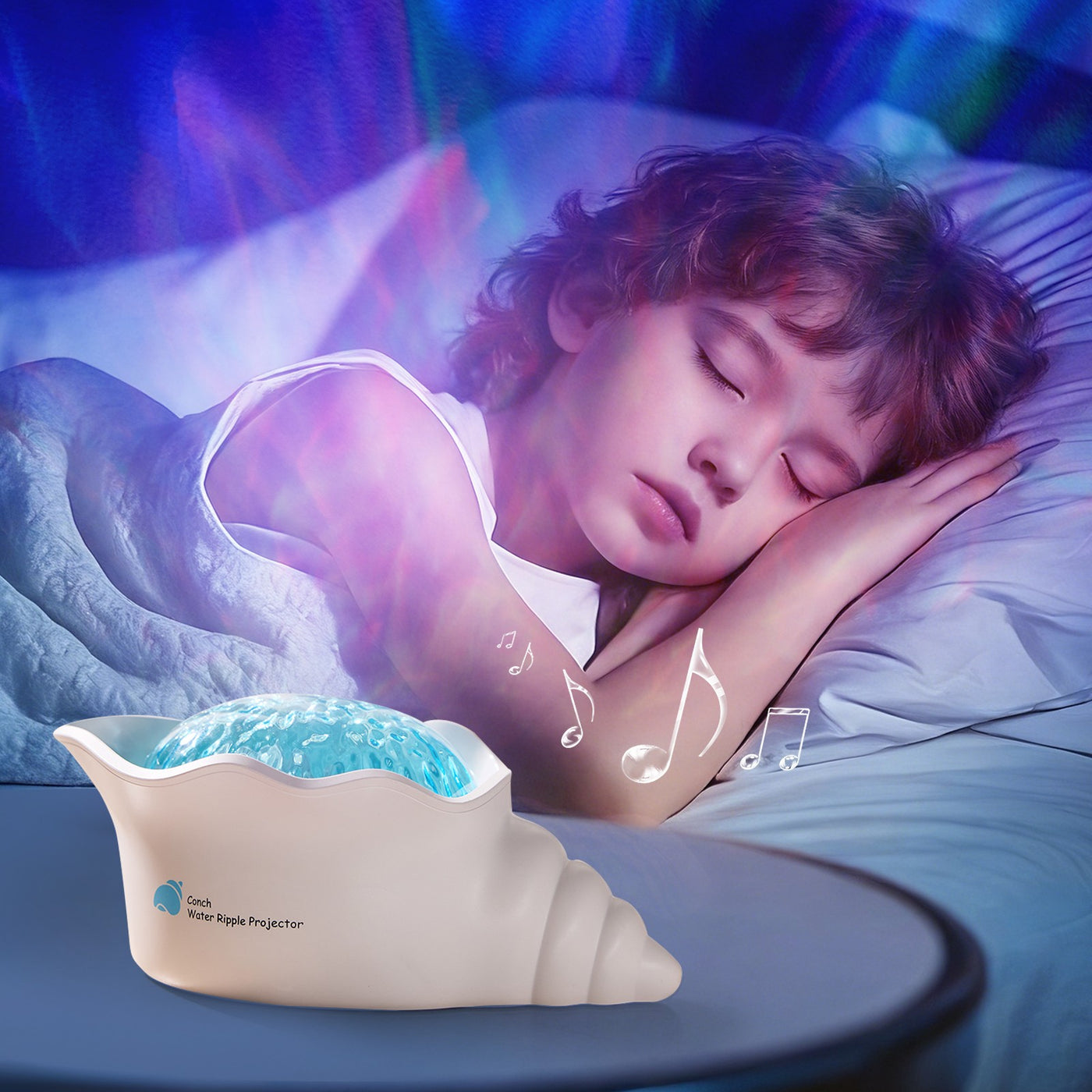 Nova star night light - angle view lit