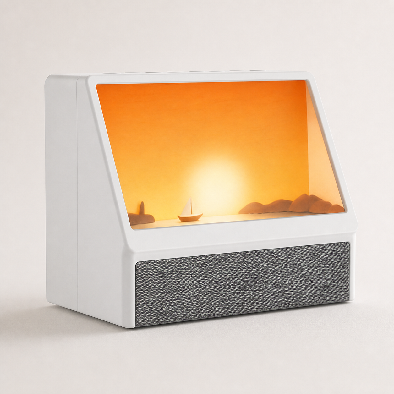 Flymiro — Sunrise Wake-Up Lamp - lit